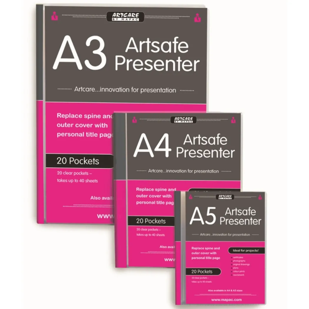 Plastfickor ArtSafe A5