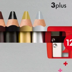 3plus Färgpennor 12-set (3 år+)