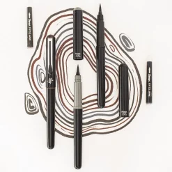 Pocket Brush Pen Set Sepia