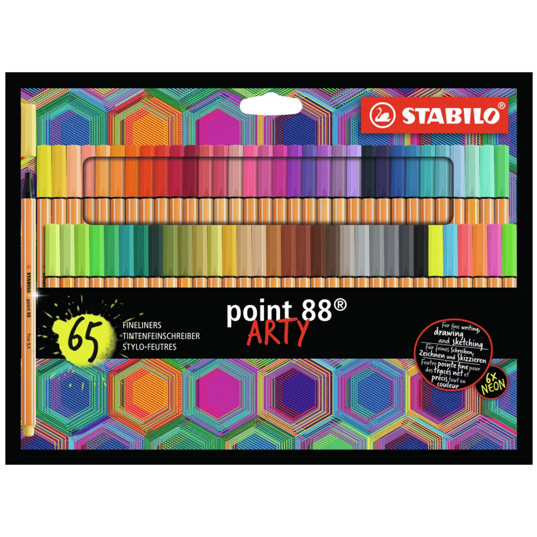 Point 88 Fineliner Arty 65-pack