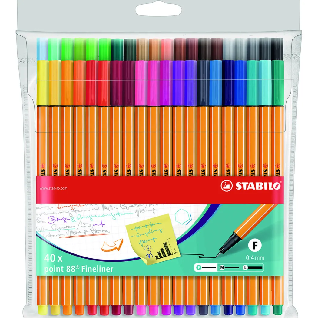 Point 88 Fineliner 40-pack
