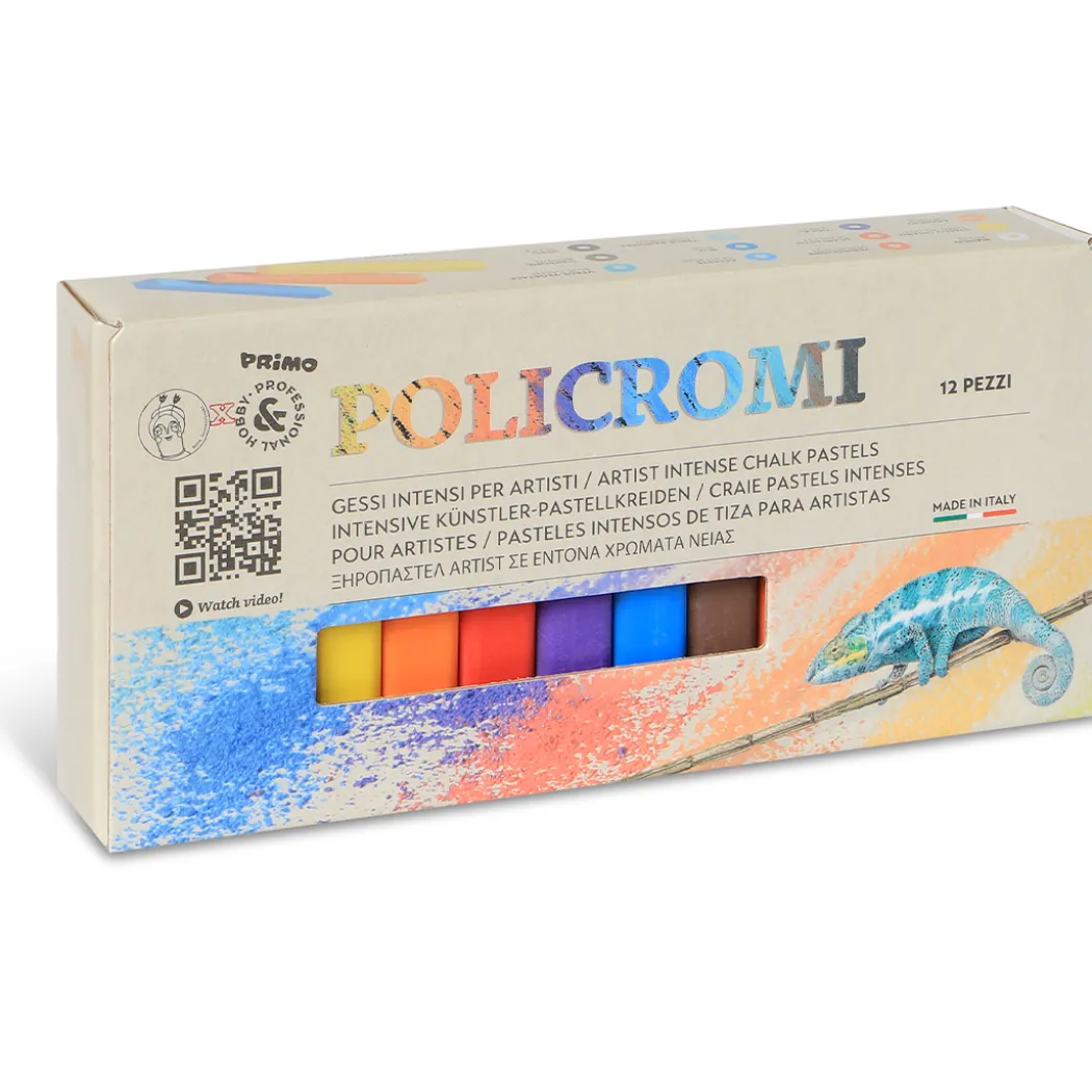 Policromi Pastellkritor Soft 12-set