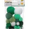 Pompoms Grön 30-pack