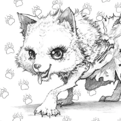 Pop Manga: Cute and Creepy Coloring Book