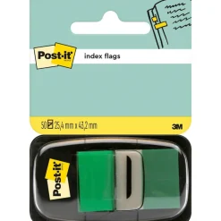 Post-It Indexflikar 25,4x43,2 mm Grön
