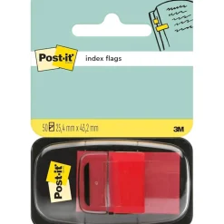 Post-It Indexflikar 25,4x43,2 mm Röd