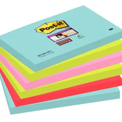 Post-it Super Sticky 76x127 Färgmix Cosmic 6-pack