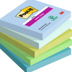 Post-it Super Sticky 76x76 Färgmix Oasis 5-pack