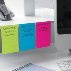 Post-It Super Sticky 102x152 Gul Linjerad