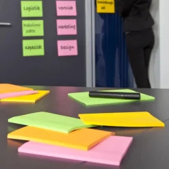Post-it Super Sticky 152x101 Meeting Färgmix Neon 4-pack