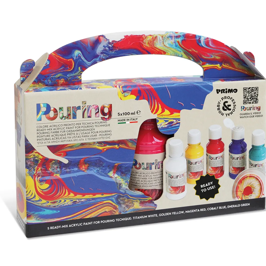 Pouring-kit Akryl 5x100ml