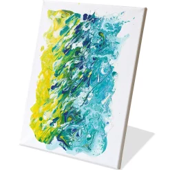 Pouring-kit Akryl 4x100ml + 2 canvas