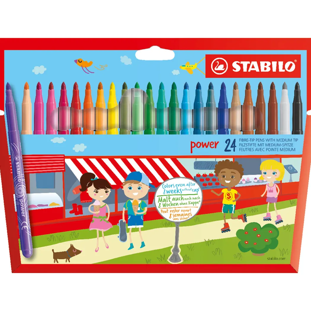 Power Fiberpenna 24-pack
