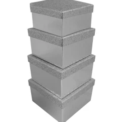 Presentbox Silver 4-set