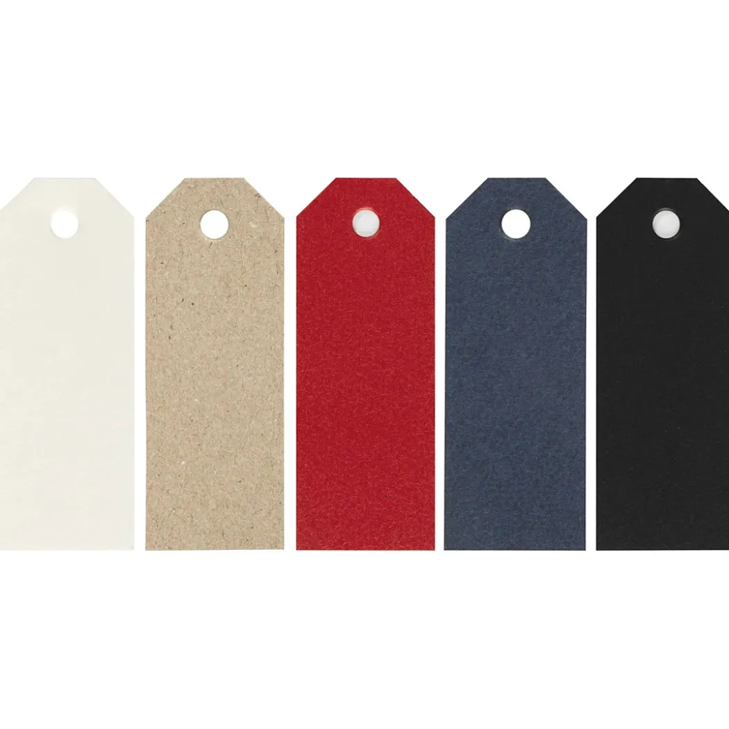 Presentetiketter Manillamärken 3x8 cm 20-pack