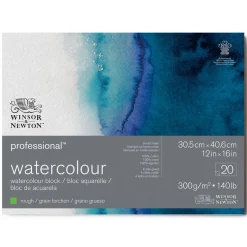 Professional Akvarellblock Rough 31x41 cm 300g