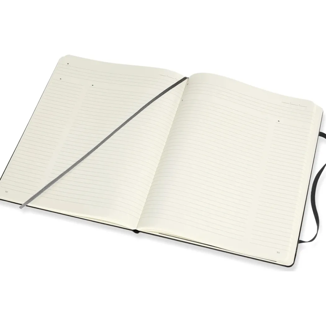 Pro Hard Cover Notebook XL Black Linjerad