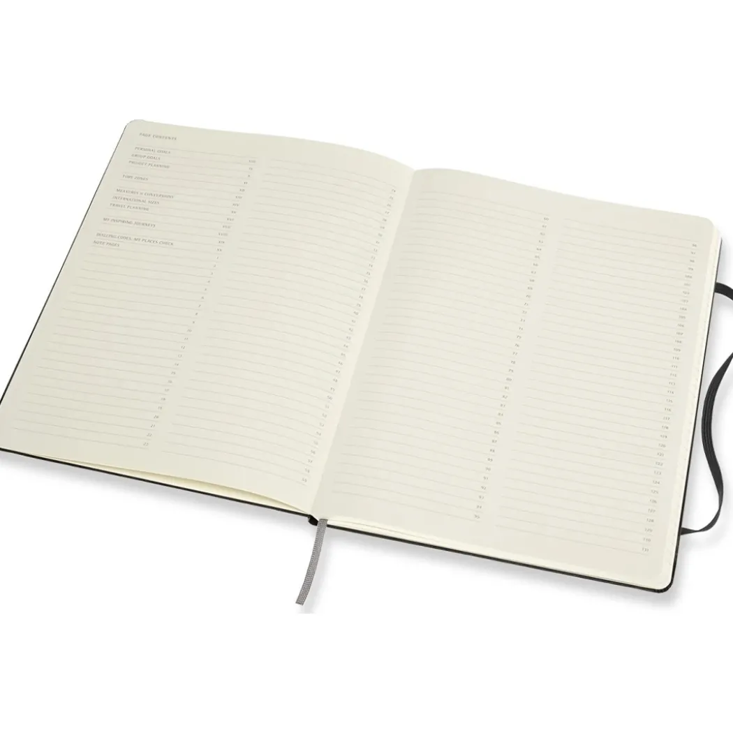 Pro Hard Cover Notebook XL Black Linjerad