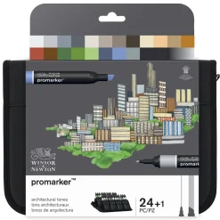 Promarker Architectural Tones Wallet 24-set