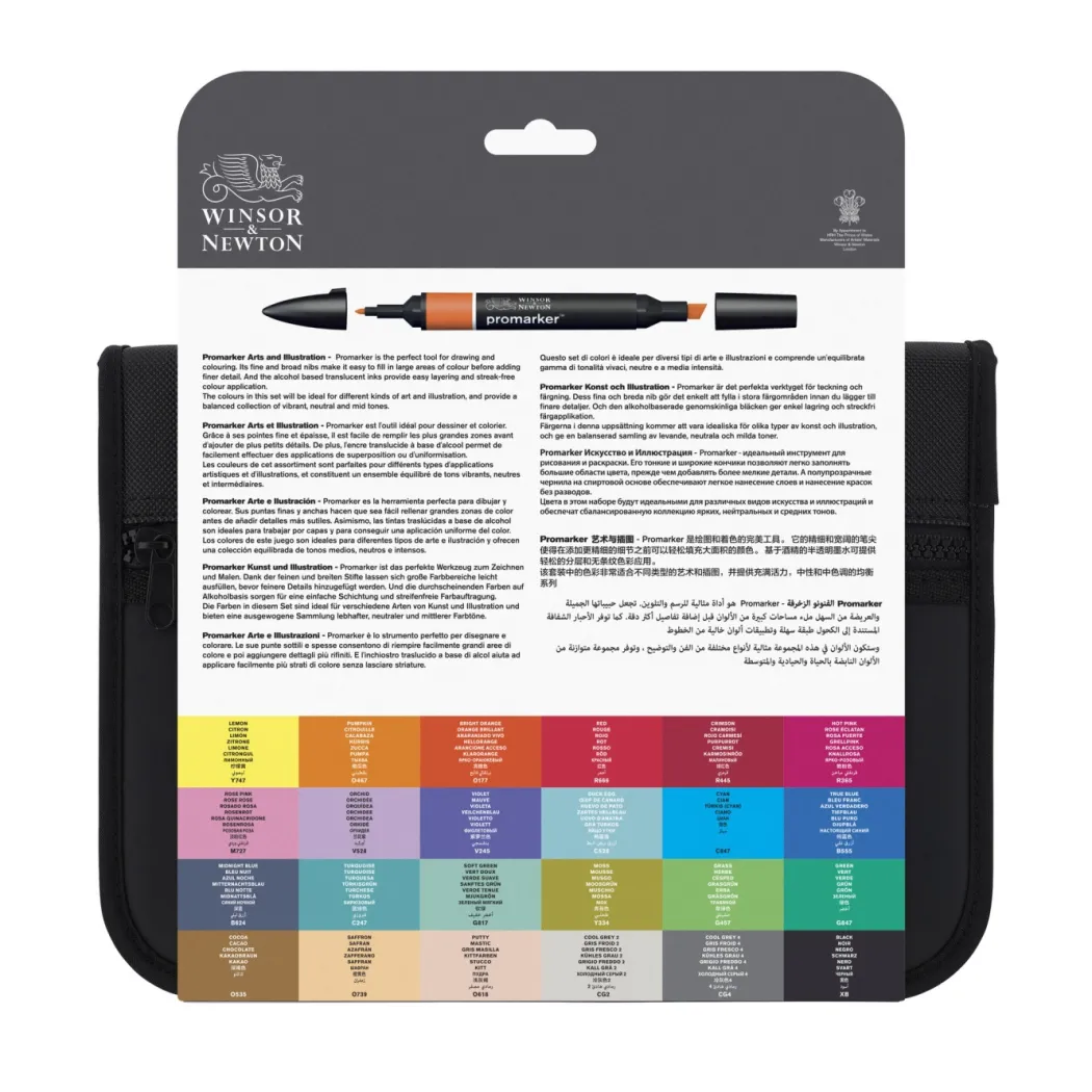 Promarker Arts & Illustration Wallet 24-set