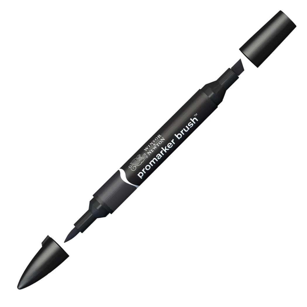 Promarker Brush Neutral Tones 12-set + Blender