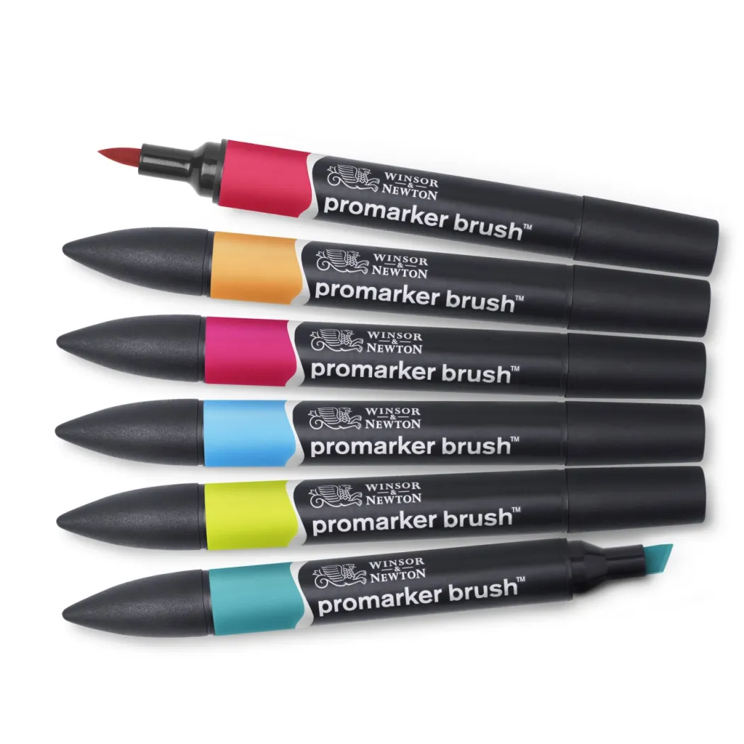 Promarker Brush 6-set Mid Tones