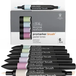 Promarker Brush 6-set Pastel Tones