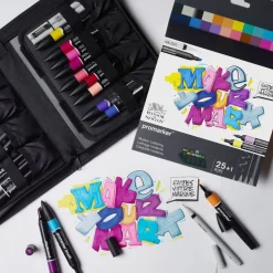 Promarker Modern Lettering Wallet 25-set