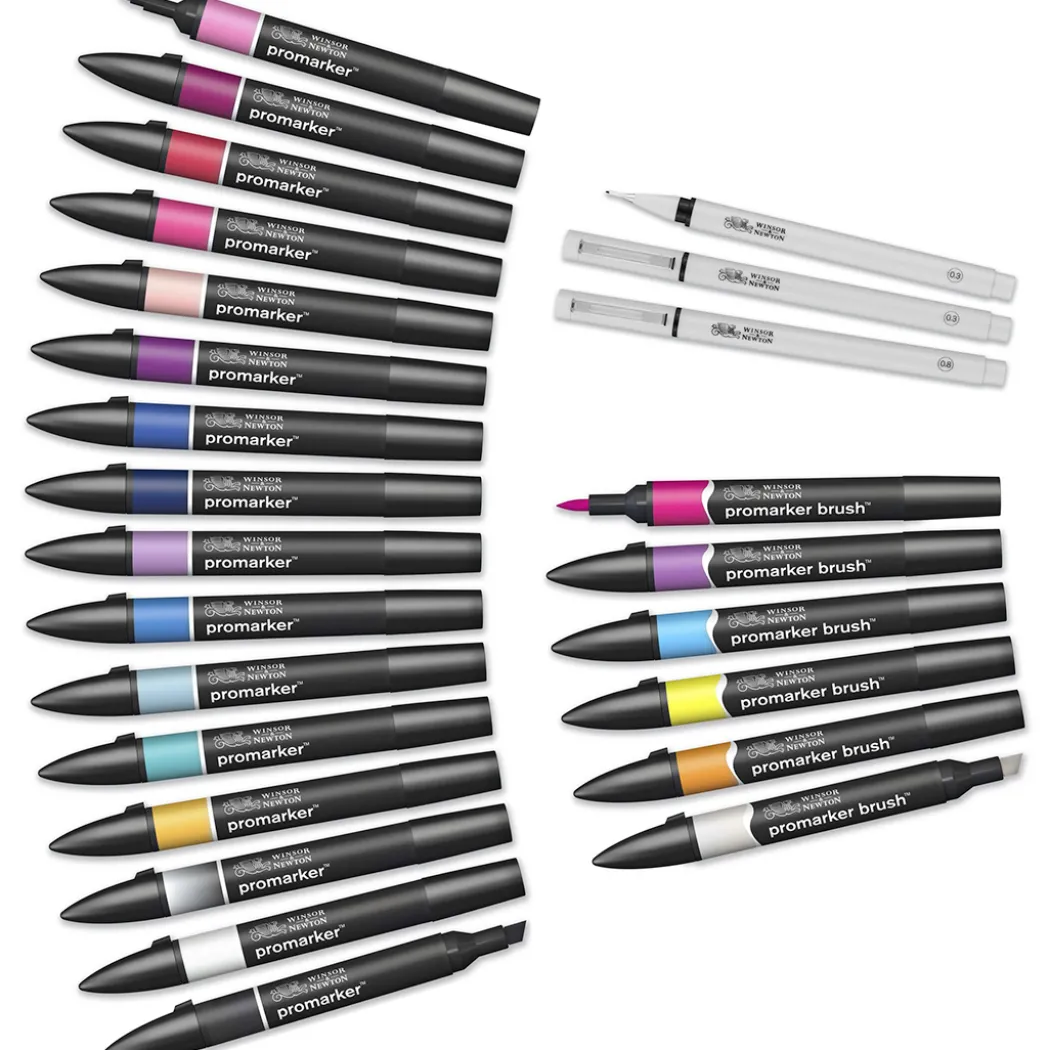 Promarker Modern Lettering Wallet 25-set