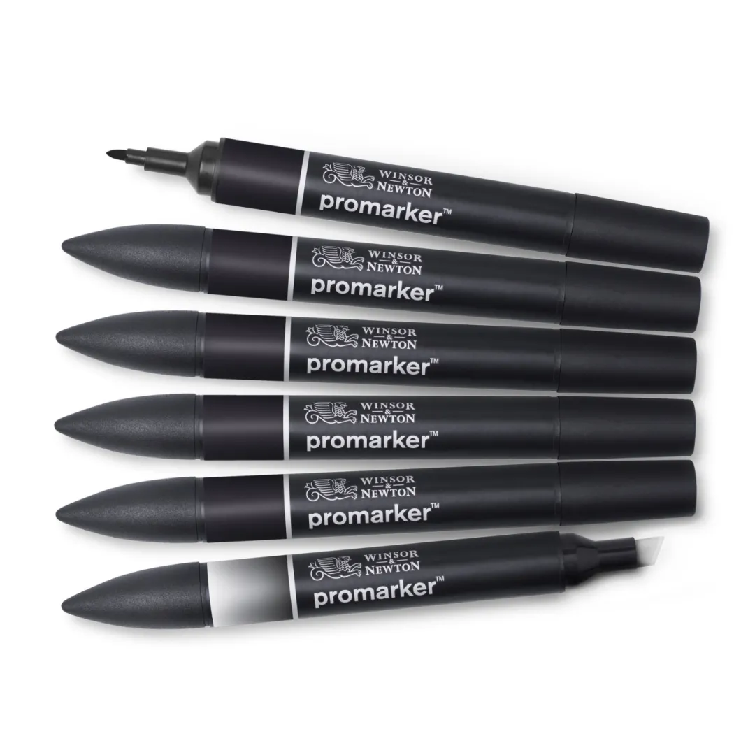 Promarker 6-set Black & Blender