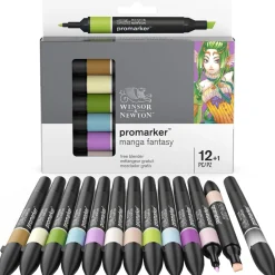 Promarker 12-set + blender (Manga Fantasy)
