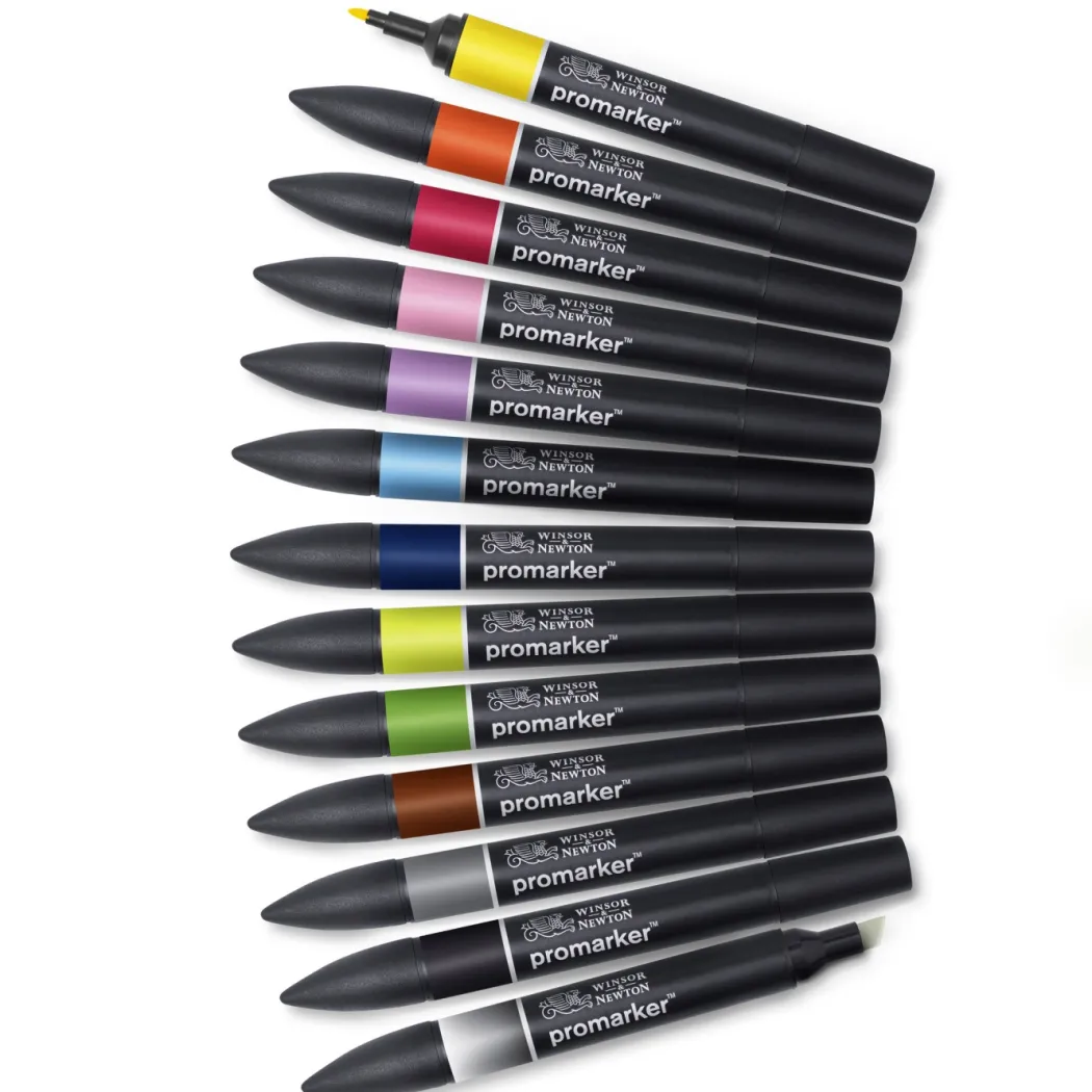 Promarker 12-set + blender (Set 1)