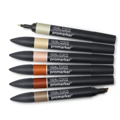 Promarker 6-set Earth Tones