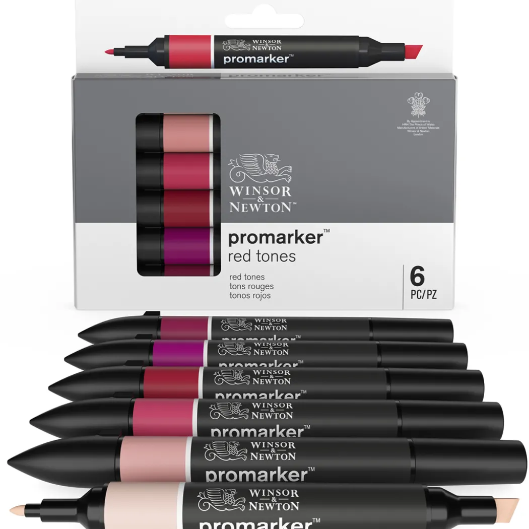 Promarker 6-set Red Tones