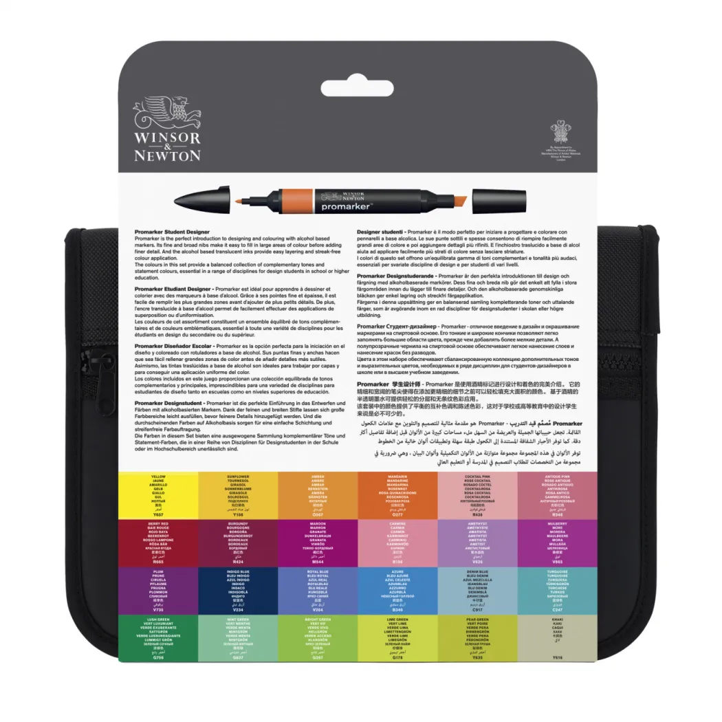Promarker Student Designer 24-set + Wallet