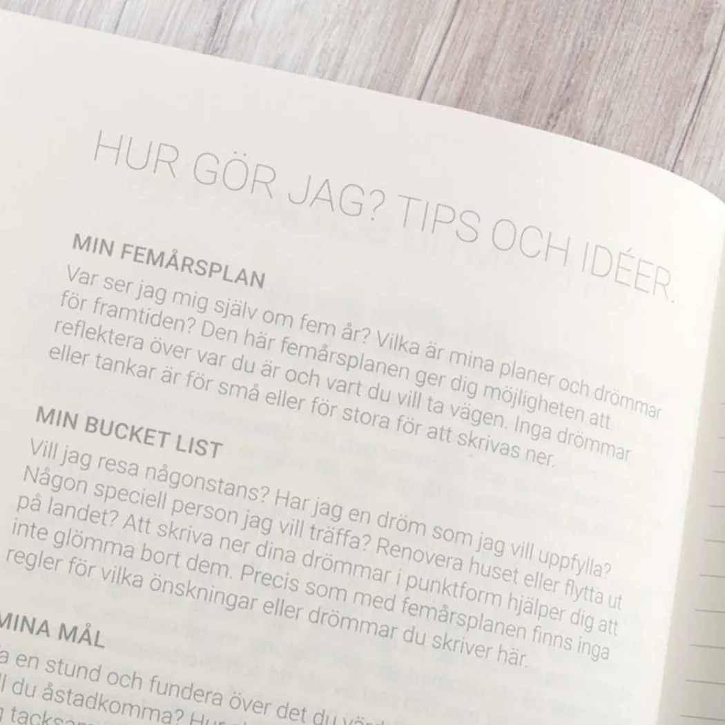 5-årsdagbok A5 Dark Denim