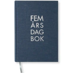 5-årsdagbok A5 Dark Denim
