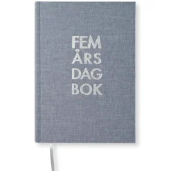 5-årsdagbok A5 Denim