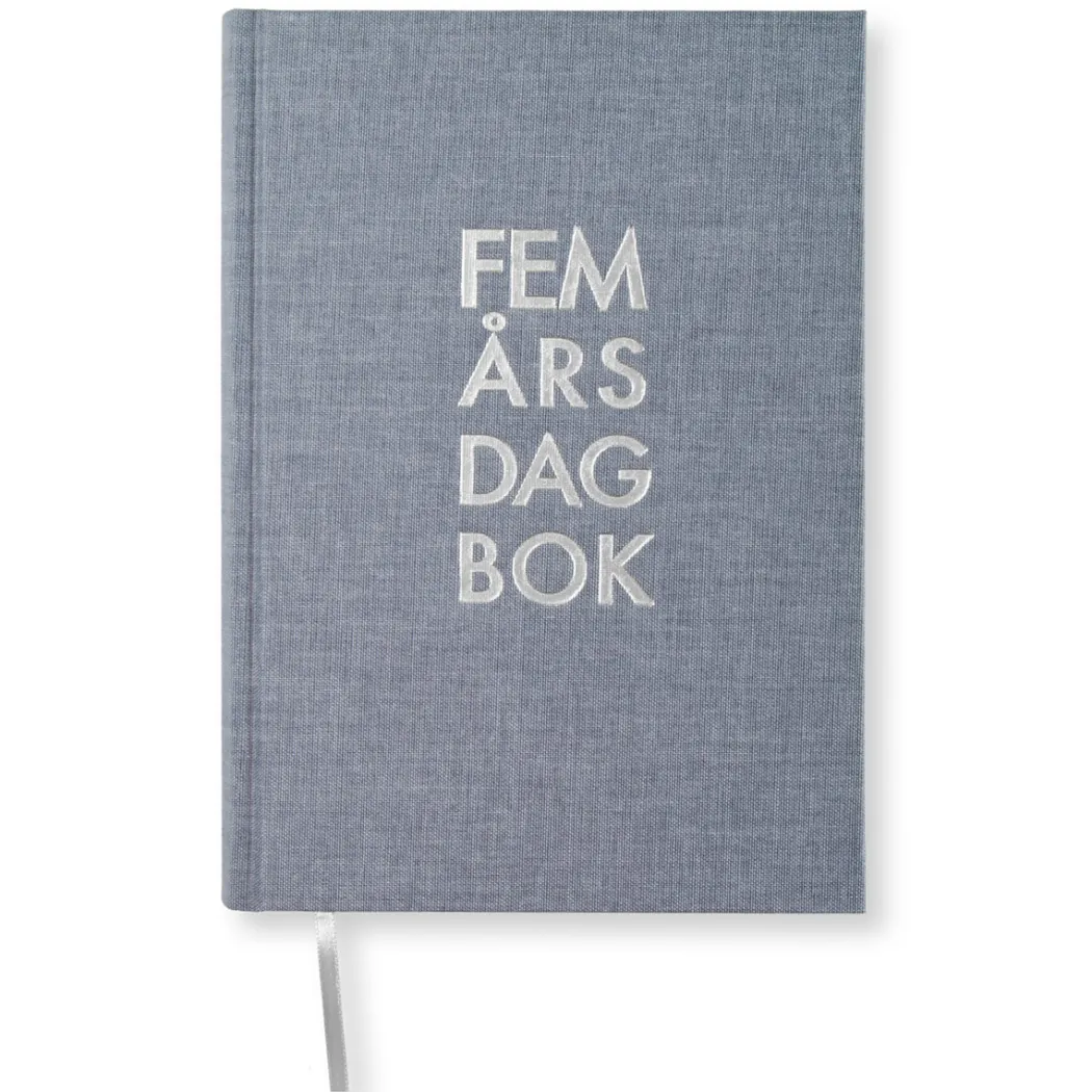 5-årsdagbok A5 Denim
