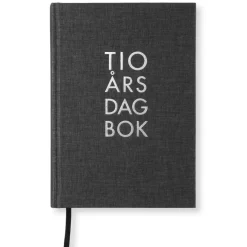 10-årsdagsbok A5 Black
