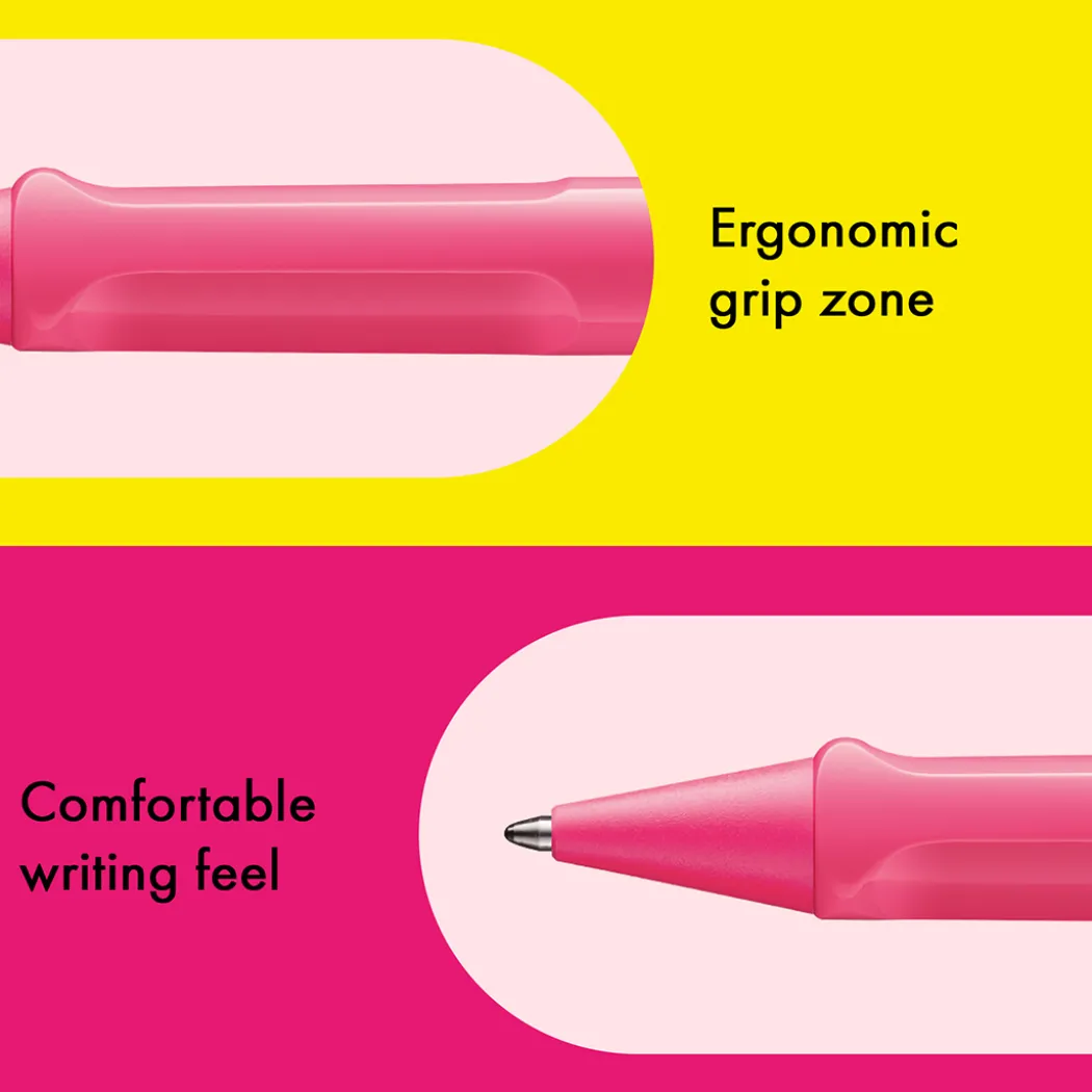 Safari Kulspetspenna Neon Pink