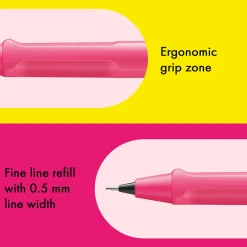 Safari Stiftpenna 0.5 Neon Pink