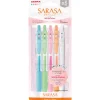 Sarasa Clip Milky 5-pack