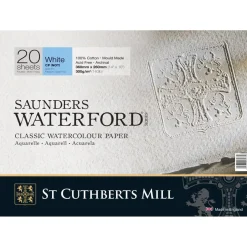 Saunders Waterford Akvarellblock White CP/NOT 36x26 cm 300g