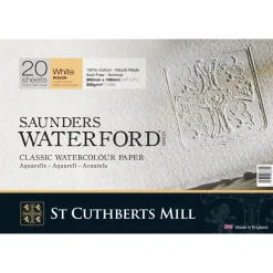 Saunders Waterford Akvarellblock White Rough 26x18 cm 300g