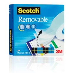 Scotch Tejp 811 Avtagbar 19 mm x 33 m