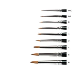 Serie 7 Kolinsky Mårdhårspensel Miniature Strl 00