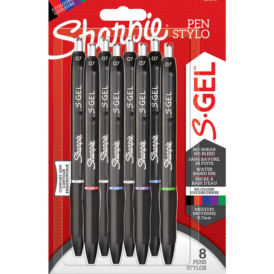 S-Gel 0,7 mm Colours 8-pack Mix