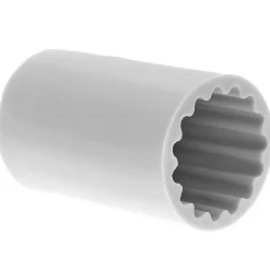 Silikonform för ljusgjutning Räfflad cylinder