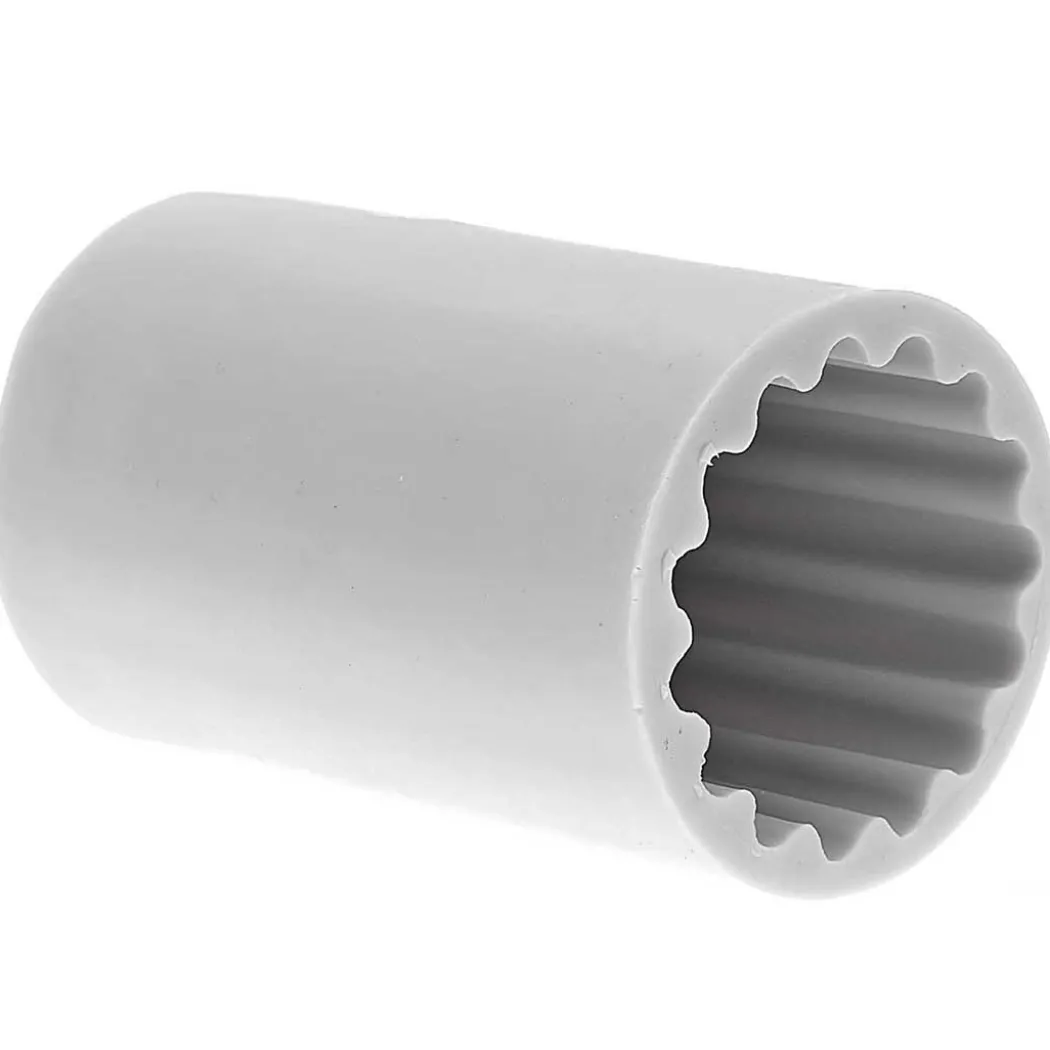 Silikonform för ljusgjutning Räfflad cylinder